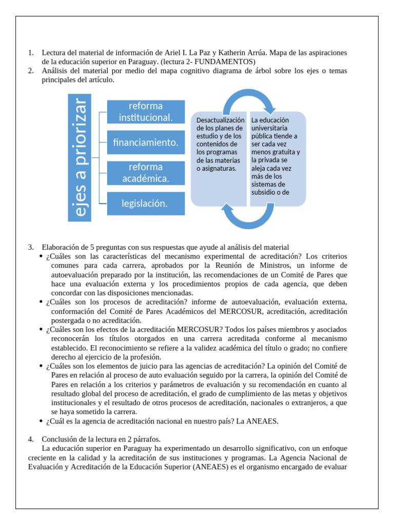 Acreditación y calidad en educación superior | PDF