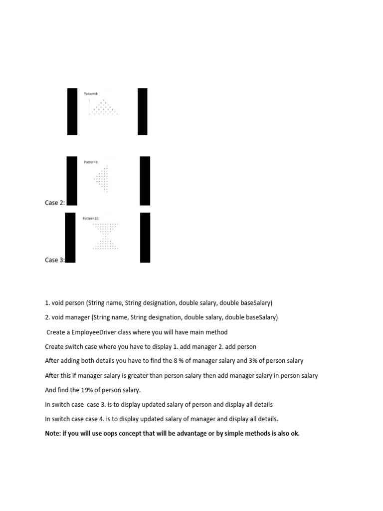 Java Programs with Switch Case Examples | PDF | Automated Teller ...