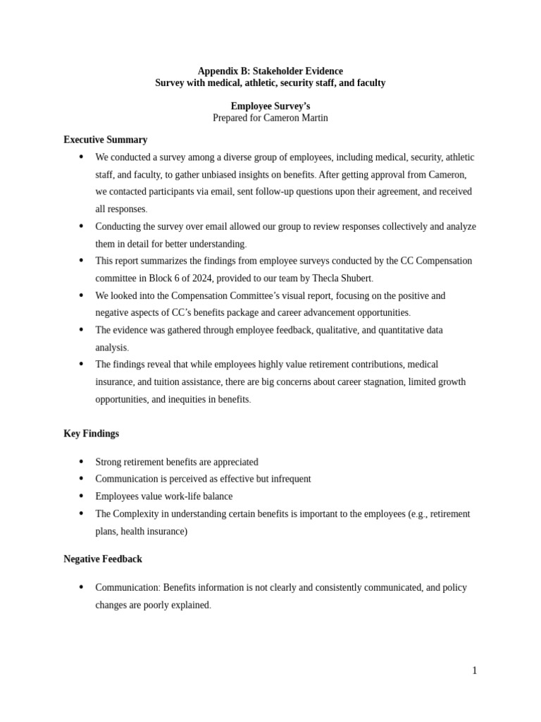 Employee Benefits Survey Insights 2024 | PDF | Survey Methodology ...
