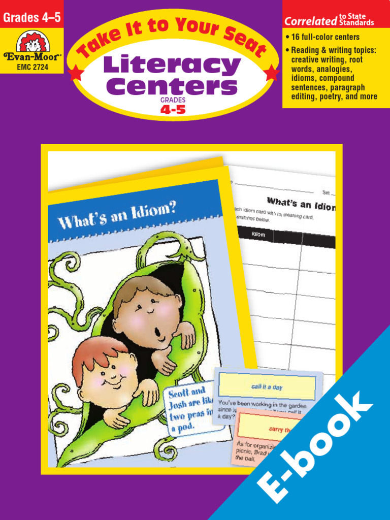 Take It To Your Seat Literacy Centers 4-5-2724e | PDF