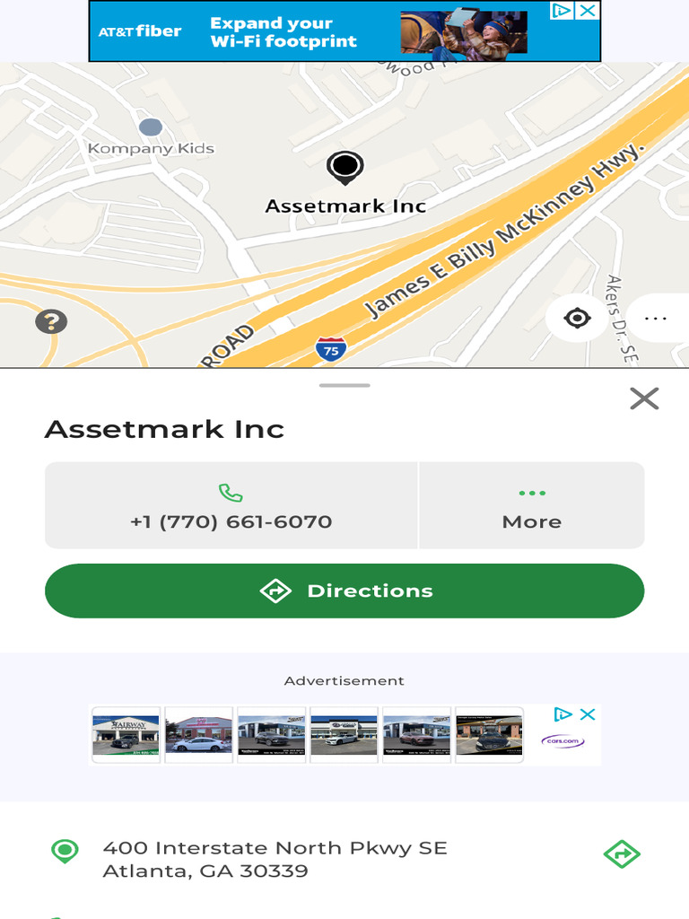 Assetmark Inc, 400 Interstate North Pkwy SE, Atlanta, GA 30339, US ...