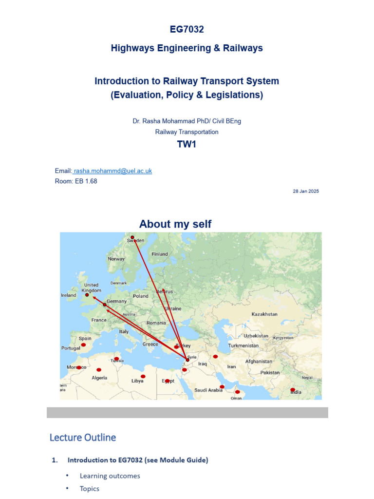 Railway Engineering Overview and Policies | PDF | Rail Transport ...