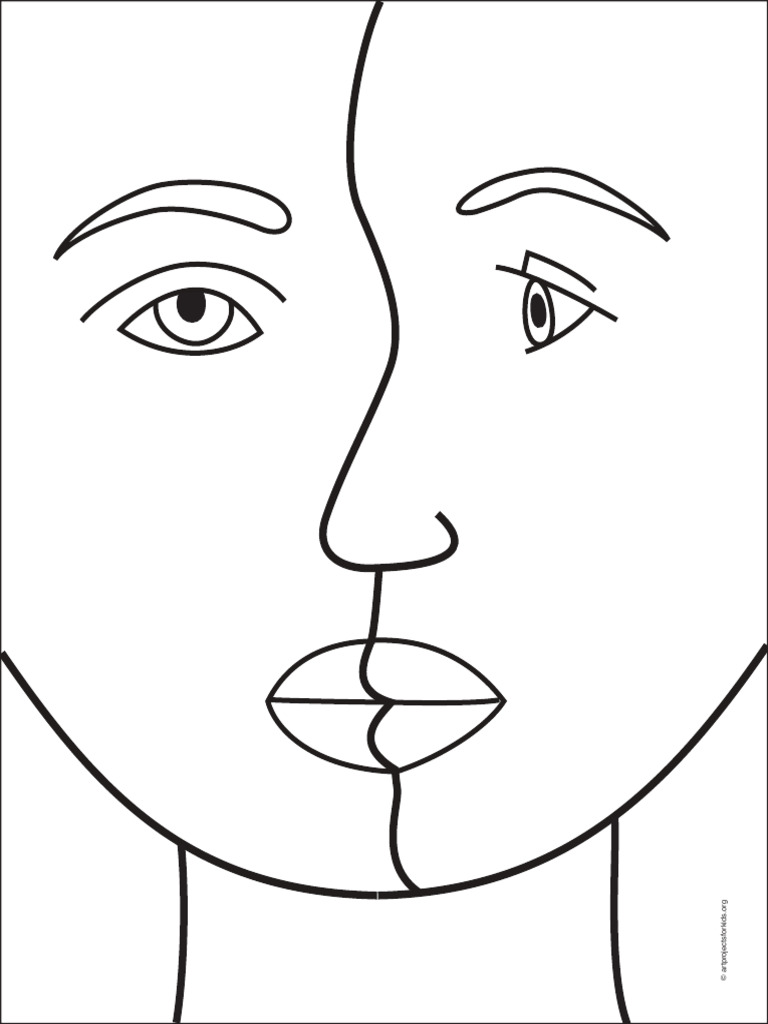 Picasso Coloring Page | PDF
