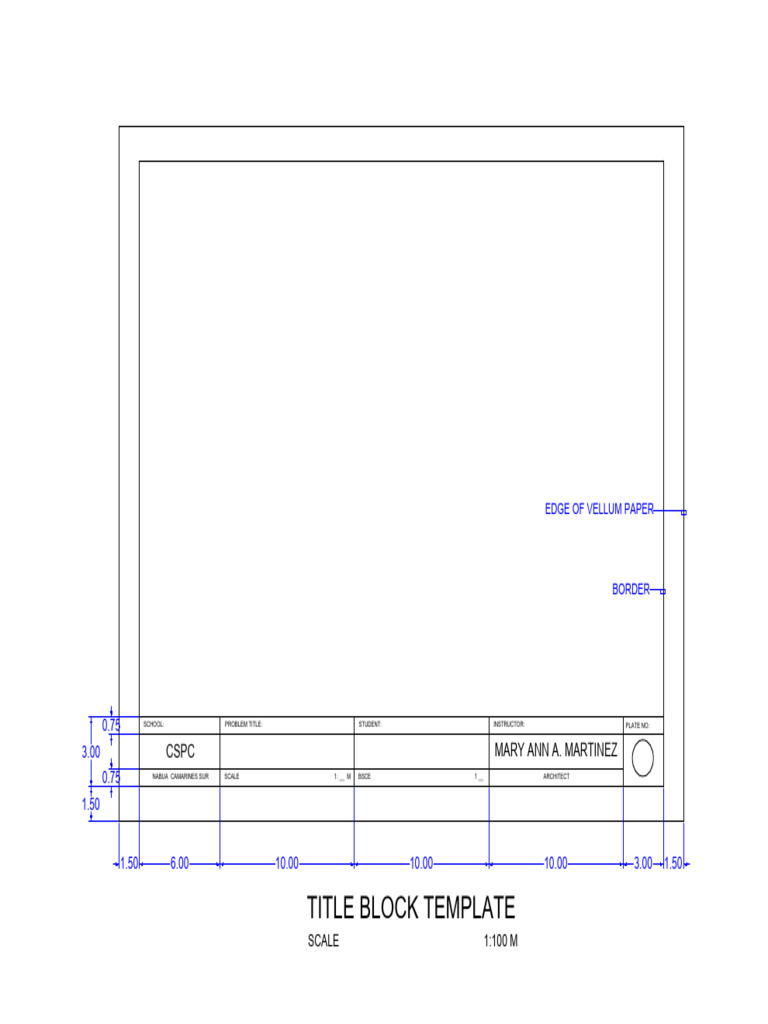 title block-Model | PDF