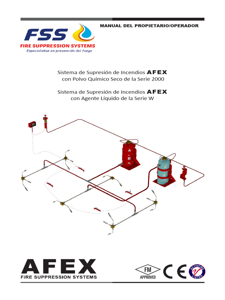 Manual del Sistema AFEX de Incendios | PDF | Motores | Solenoide
