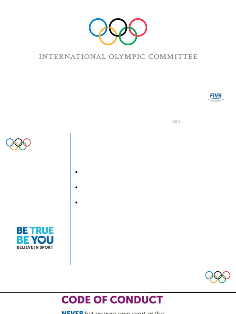 IOC PMC Presentation Athletes | PDF | Sports