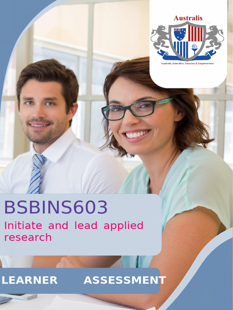 BSBINS603 Assessment Guide | PDF | States And Territories Of Australia ...