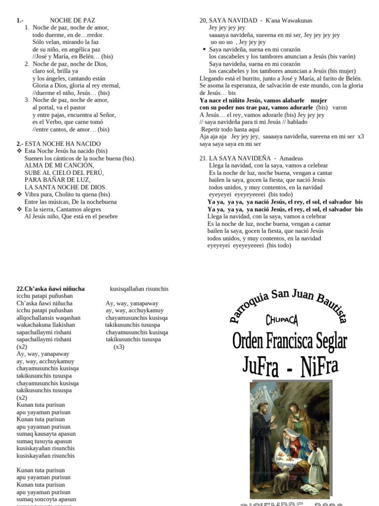 Villancicos y Tradiciones Navideñas | PDF | Nochebuena | Navidad