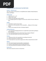 Aral Program Learner List | PDF