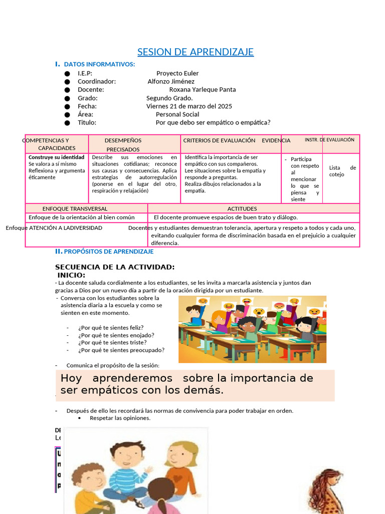 Importancia de la Empatía en Niños | PDF | Empatía | Conceptos psicologicos
