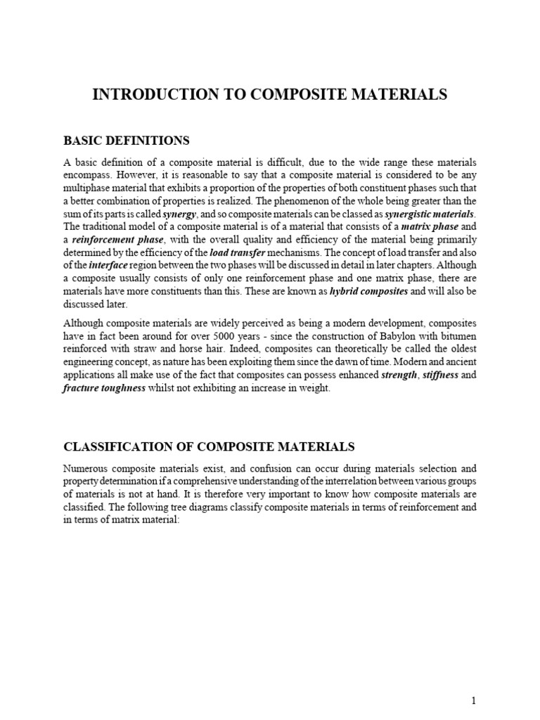 Composites Lec | PDF | Composite Material | Epoxy