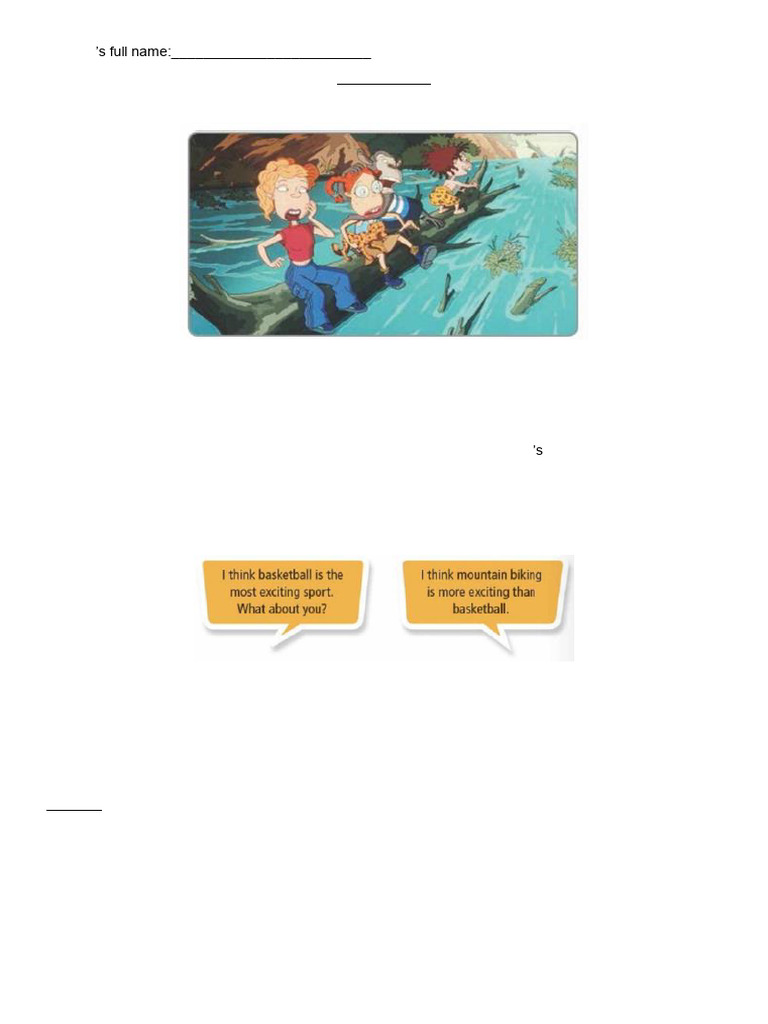 Superlative Adjective Exercise Worksheet | PDF