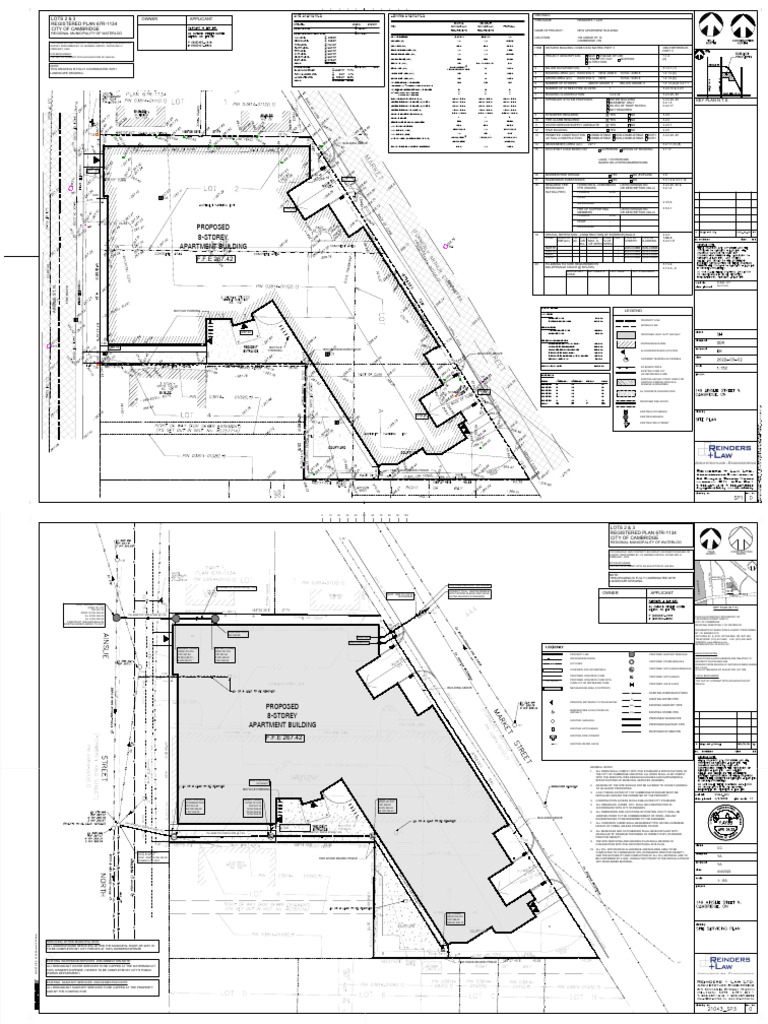 New 8-Storey Apartment Building Plans | PDF | Civil Engineering ...