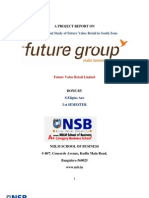 Organizational Study of Future Value Retail in South Zone: A Project Report On