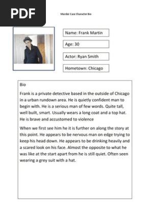 Character Bios Final
