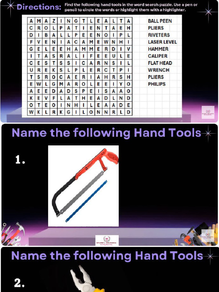 TLE 7 4th QUARTER HAND TOOLS | PDF
