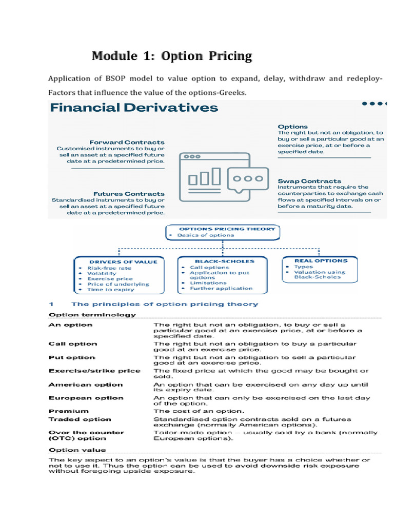 Afm Ii M1 | PDF