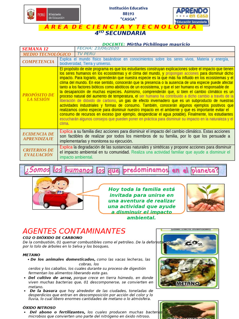Acciones para Mitigar el Cambio Climático | PDF | Uso eficiente de ...