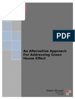 An Alternative Approach for Addressing Green House Effect.