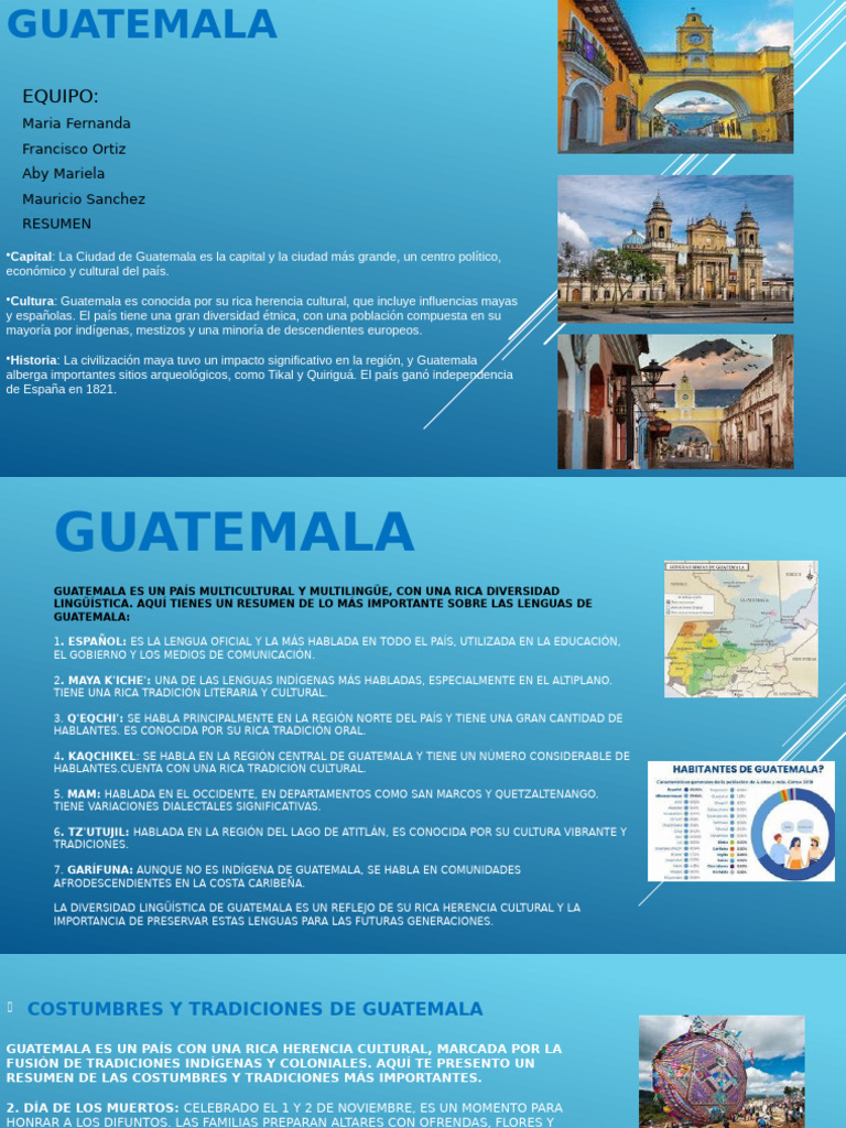 Cultura y Tradiciones de Guatemala | PDF