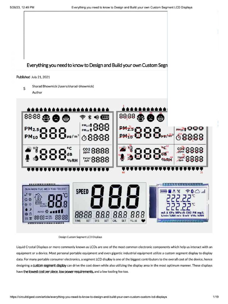 Custom LCD | PDF