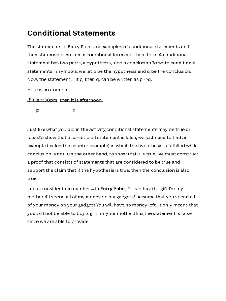 Conditional-Statements 20241203 215511 0000 | PDF
