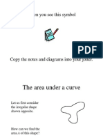 Integration-Area Under a Curve