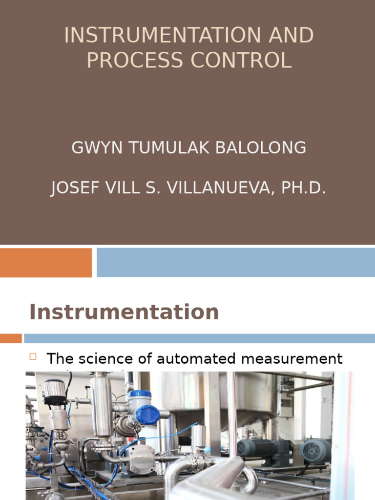 Instrumentation and Process Control2backup | PDF | Flow Measurement ...