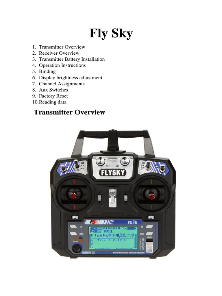 Flysky Curriculum | PDF
