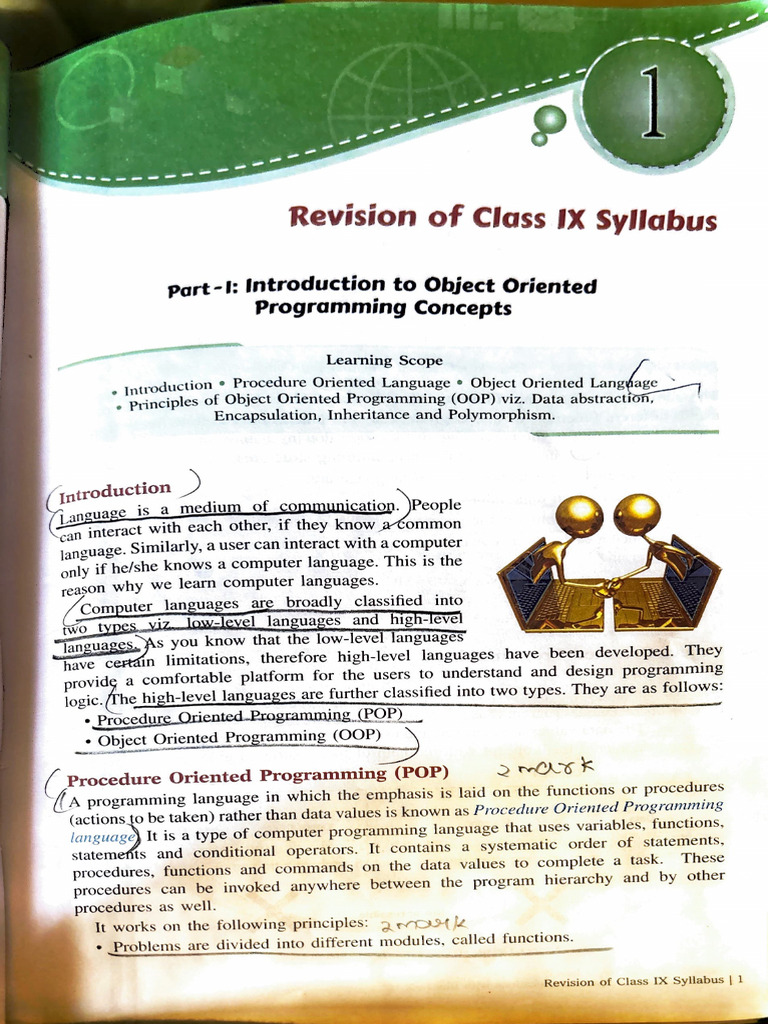 Class IX OOP Syllabus Overview | PDF | Object Oriented Programming ...