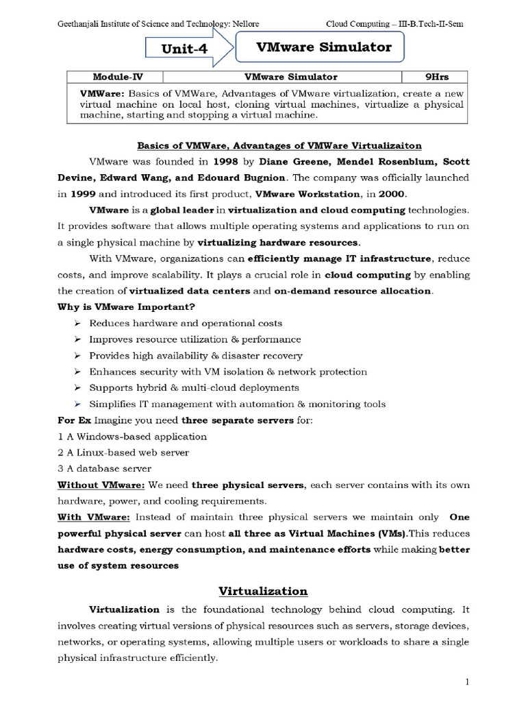 CC Unit-4 Iii-Ii | PDF