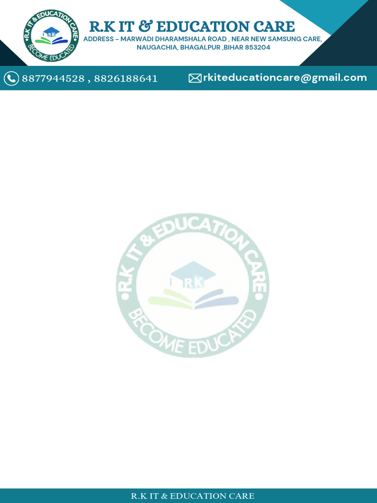 RK IT Blue Modern Healthcare Letterhead | PDF