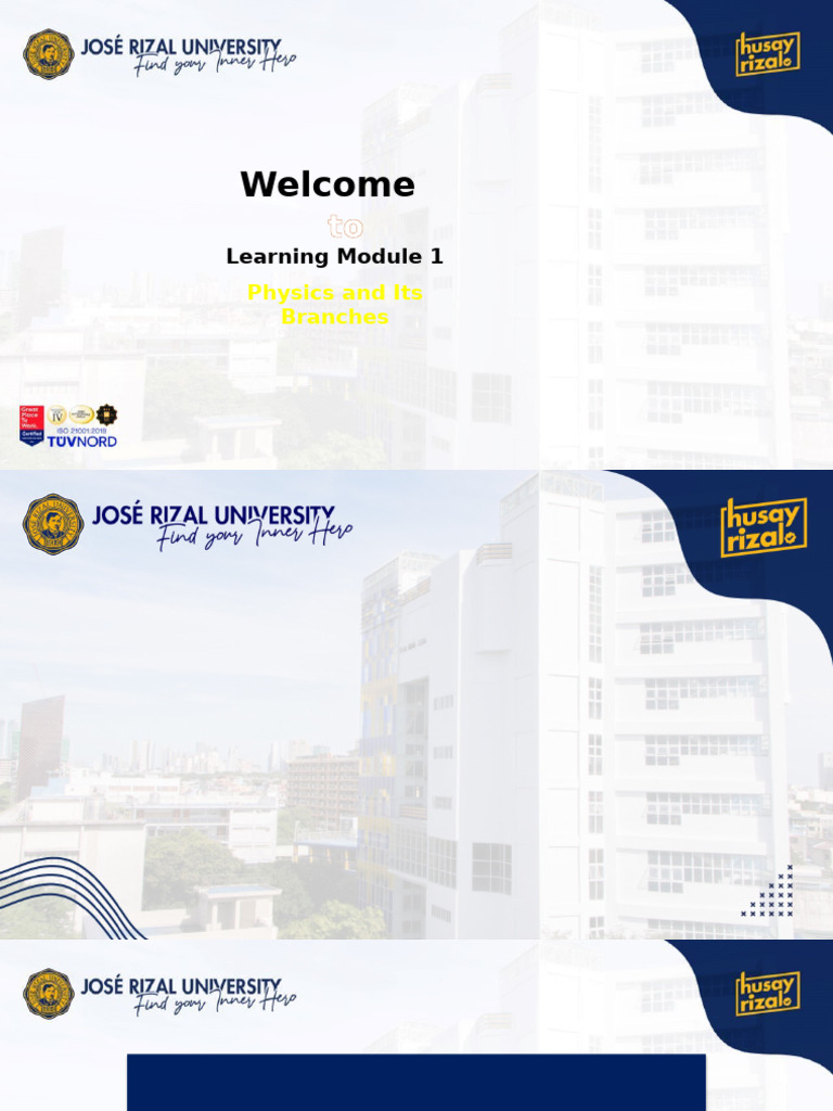 Module+1+ +Physics+and+Its+Branches+ (New+version) | PDF | Physics | Force