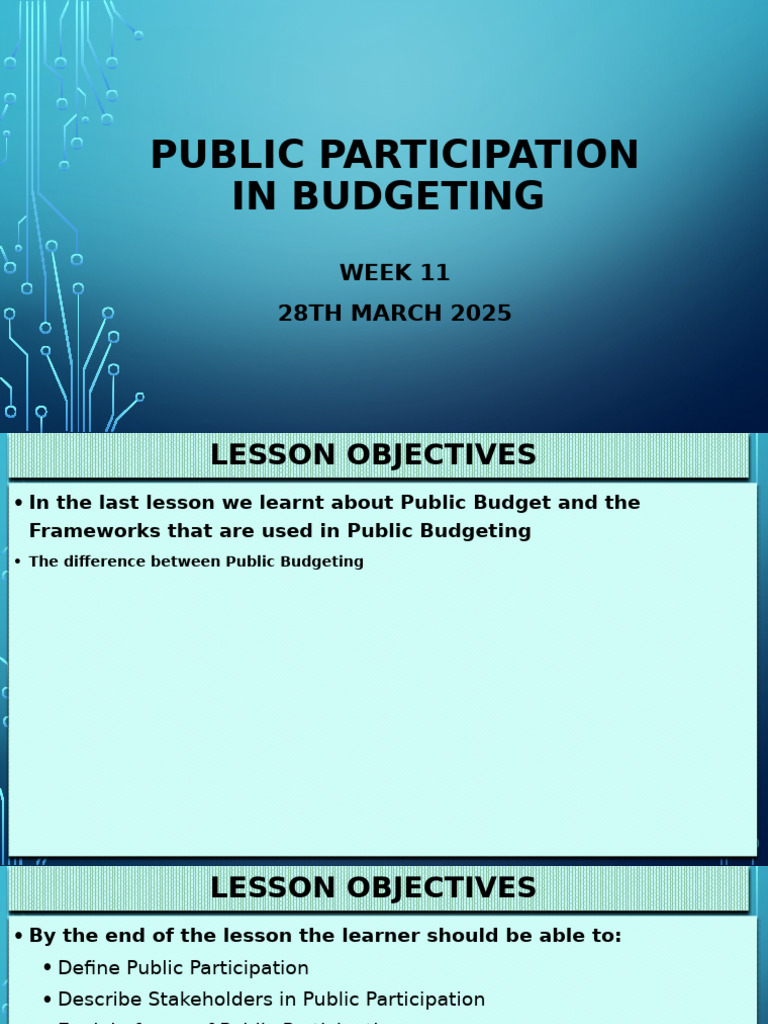 Week 11 Notes Public Participation Pdf Citizenship Community