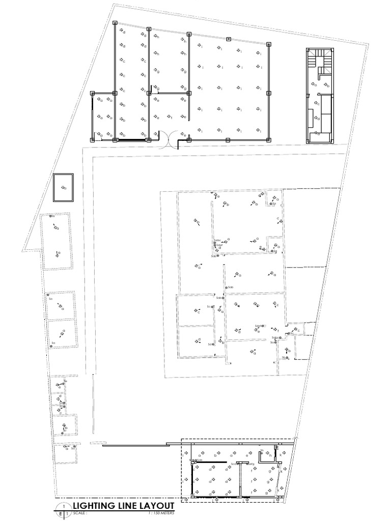 Lighting Line Layout: D D H H I I I | PDF