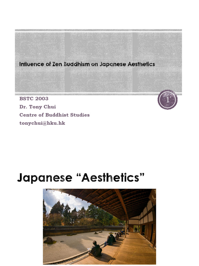 Zen's Impact on Japanese Aesthetics | PDF | Aesthetics | Empire Of Japan