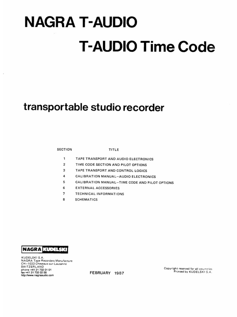 Instruction-Manual-T-AUDIO-1-English (2) | PDF