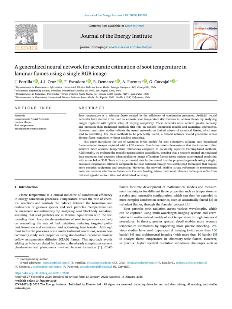Neural Network for Soot Temperature Estimation | PDF | Emission ...