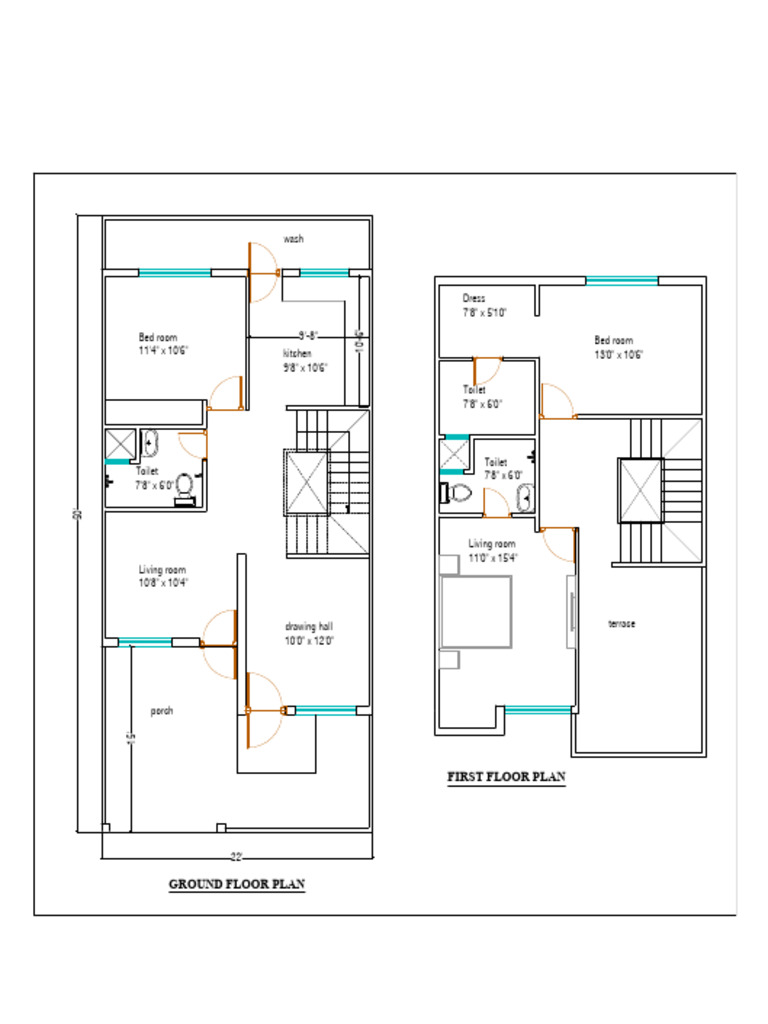 First Floor and Ground Floor Plans | PDF