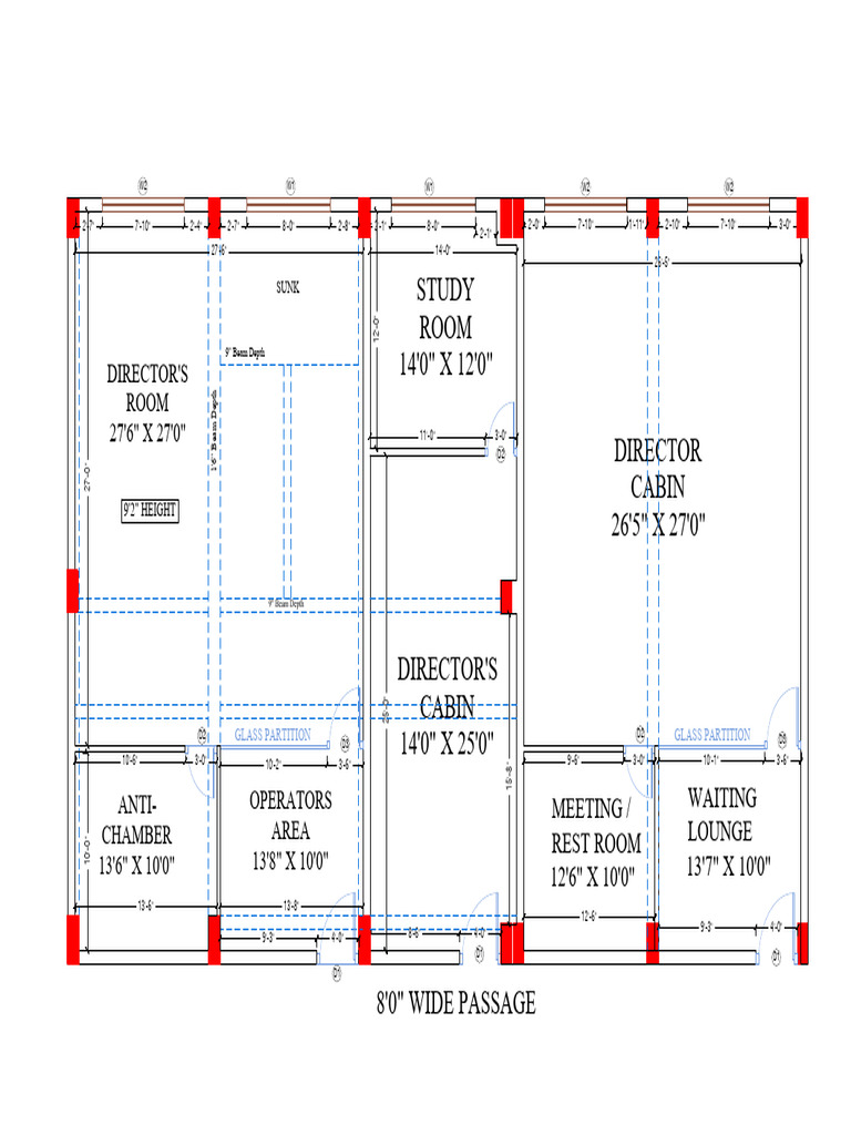 Architectural Room Dimensions and Layout | PDF