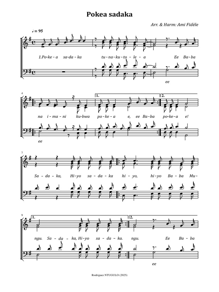 Pokea Sadaka | PDF