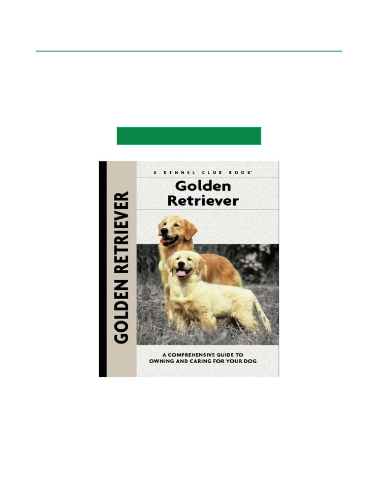 Golden Retriever Book Download | PDF