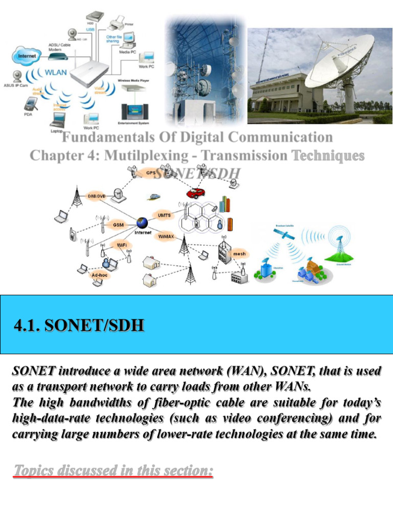 SONET Layers Overview and Functions | PDF | Physical Layer Protocols ...