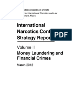 US Department of State International Narcotics Control Strategy Report Vol II - ML and Financial Crimes March 2012