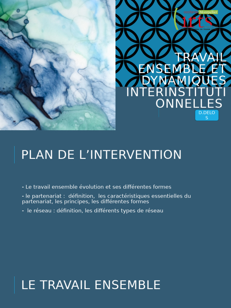Travail d'équipe et dynamique institutionnelle | PDF