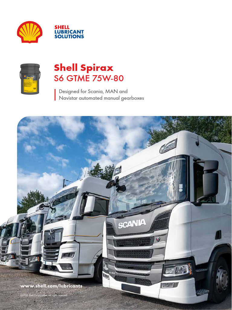 Shell Spirax S6 GTME 75W-80 Overview | PDF | Mechanical Engineering