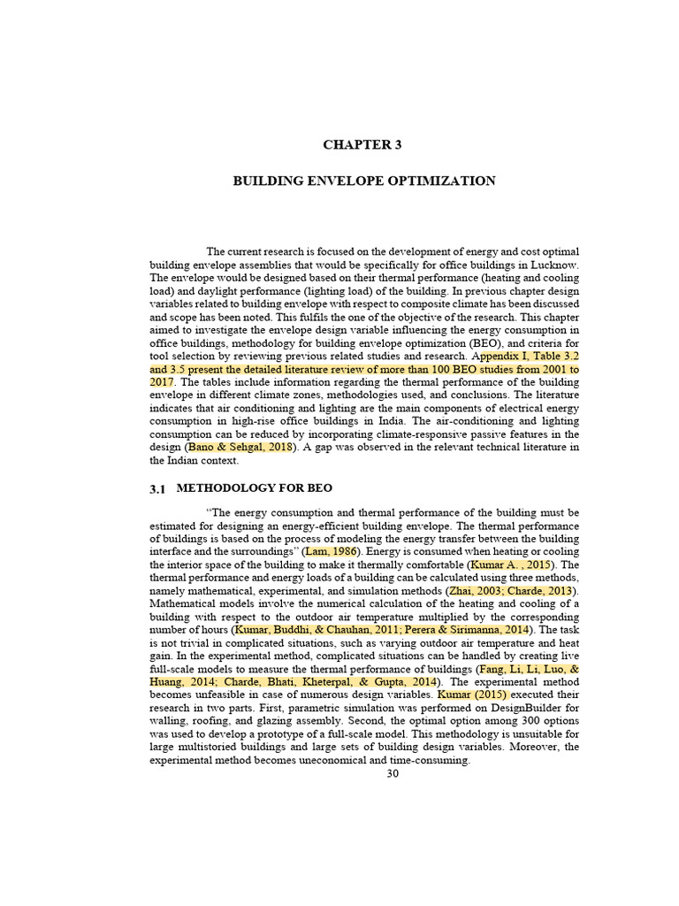 Literature Review Chapter | PDF | Energy Conservation | Efficient ...
