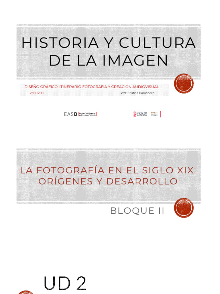 Orígenes de la Fotografía en el Siglo XIX | PDF | Imagen