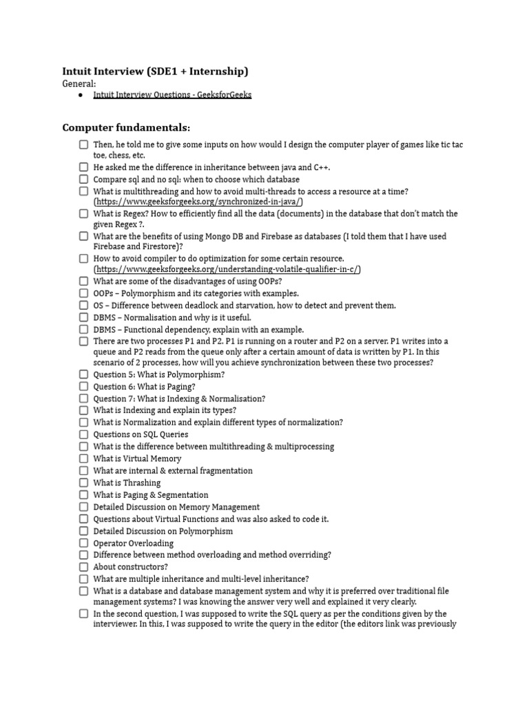 Intuit resources | PDF | Databases | No Sql