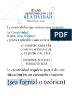 Ideas de Aproximación A La Creatividad